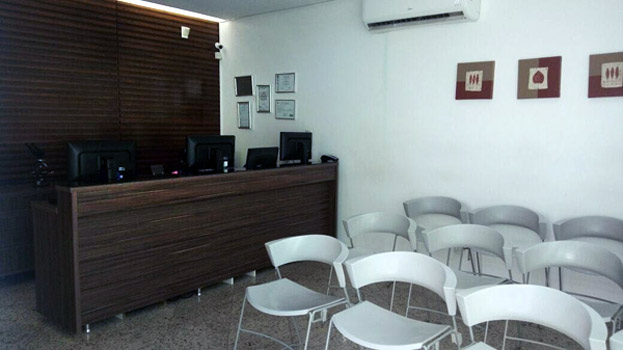 recepção laboratório
