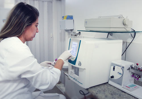 análises clínicas equipamento